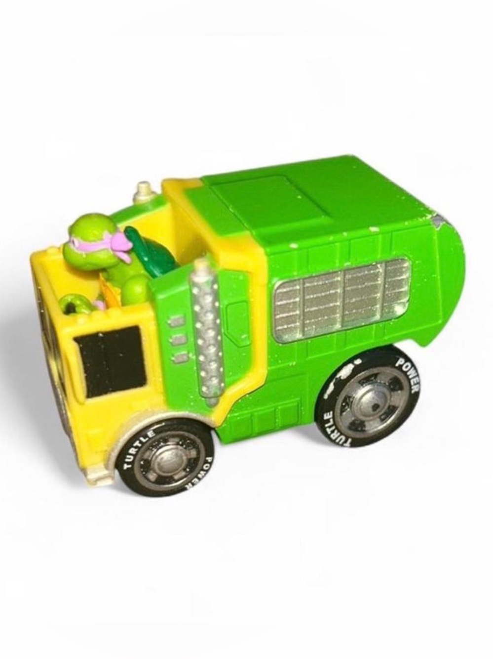 Green & Yellow Turtle-Themed Toy Truck for Kids